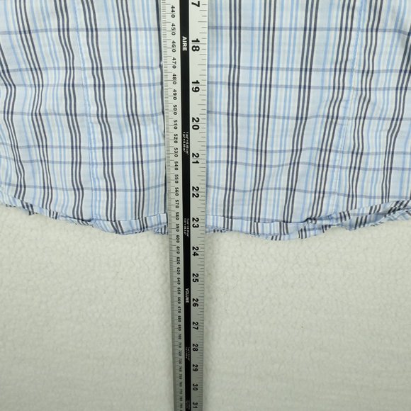 Columbia Womens Button Up Shirt Medium Blue Plaid Sleeveless Outdoor Classic - Picture 7 of 9